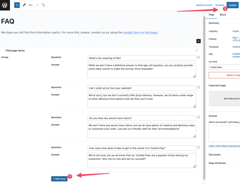How to Create an FAQs Page Using Meta Box and Builderius (part 1 ...
