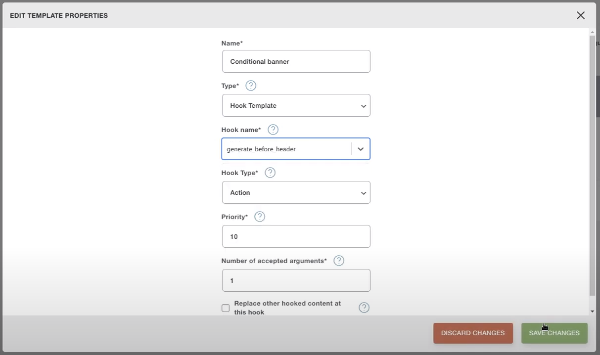 Add conditional Hook template to Kadence, Astra, Blocksy or