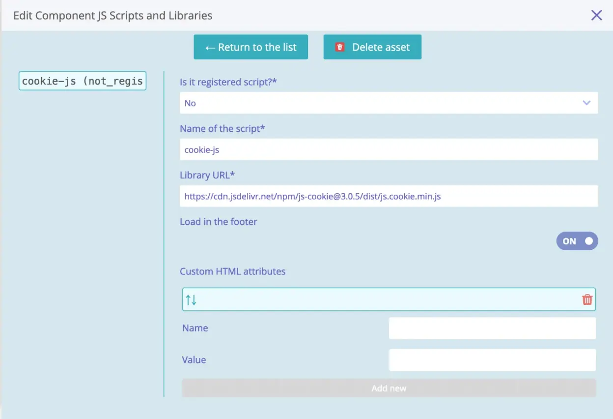 Cookie js library