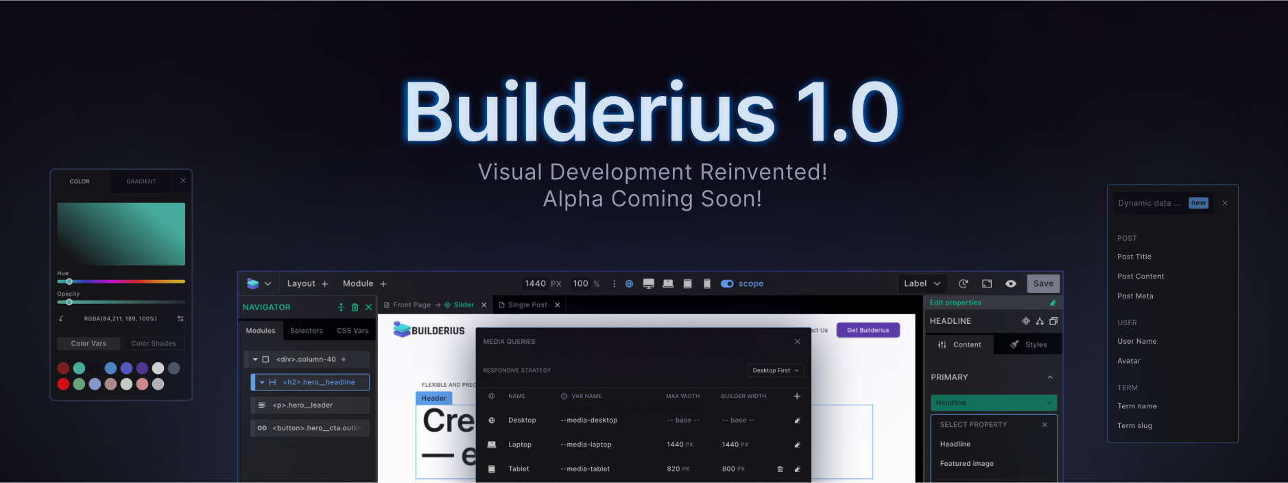 Builderius Facebook Banner