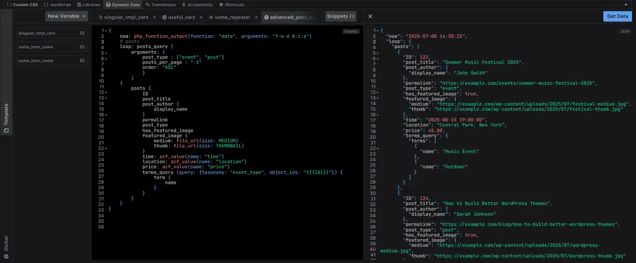Db code