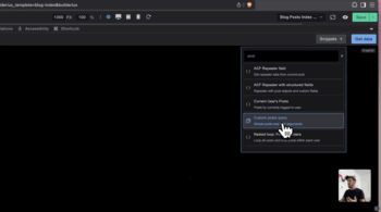 Pre-made and optimized query snippets user can just drop in and tweak