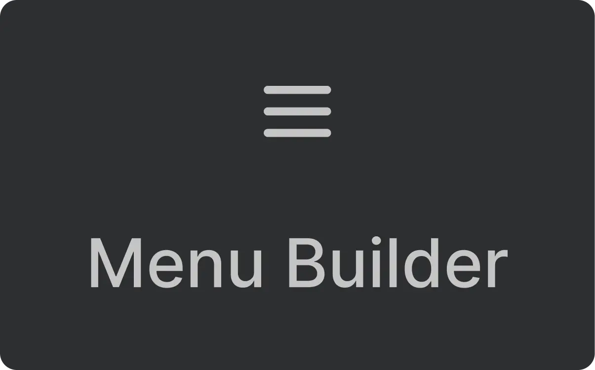 Element menubuilder