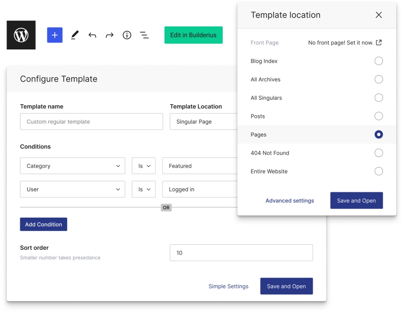 Build Pages & Flexible Templates