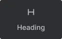 Heading