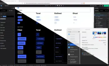 Builderius style guide page split to dark/light mode