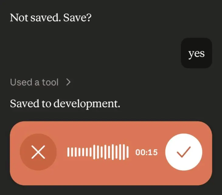 Audio commands over mobile app send design instructions to Builderius